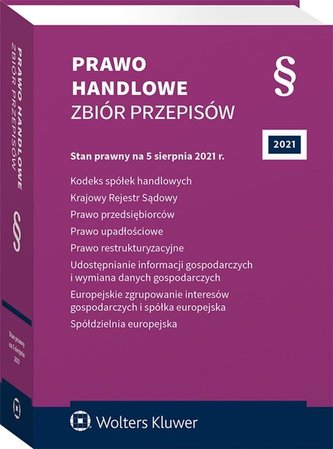 Prawo handlowe Zbiór przepisów