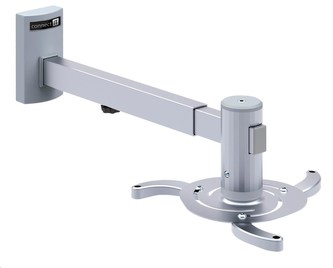 CONNECT IT Spider držák projektoru na zeď, STŘÍBRNÝ /pro monitory rozteč otvorů 130-320mm