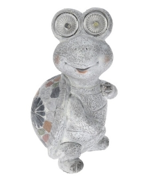 Solární želva na zahradu 8x8x14 cm