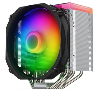 SilentiumPC chladič CPU Fortis 5 ARGB / 140mm fan/ 6 heatpipes / PWM / nanoreset controller / pro Intel i AMD