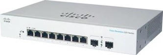 Cisco switch CBS220-8T-E-2G, 8xGbE RJ45, 2xSFP, fanless