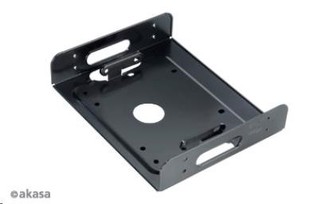 AKASA montážní kit  pro 2,5" nebo 3,5" HDD do 5,25" pozice, 2ks v balení, černý