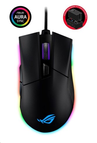 ASUS myš ROG GLADIUS II ORIGIN (P504), černá