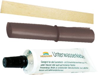 Lepidlo pod vodu na PVC fólie - tuba 50 g + fólie 30 x 9 cm (TF855-00)