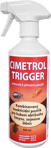 Cimetrol Trigger insekt. postřik proti obtížnému hmyzu - 500 ml rozprašovač