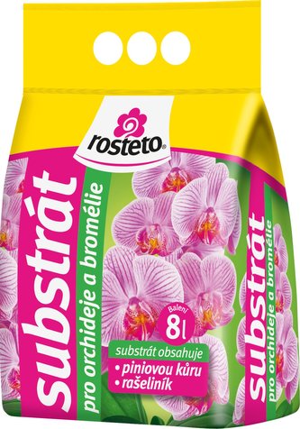 Substrát - Orchideje a bromélie Rosteto - 8 l