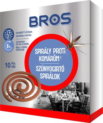 Bros - spirály proti létajícímu hmyzu 10 ks