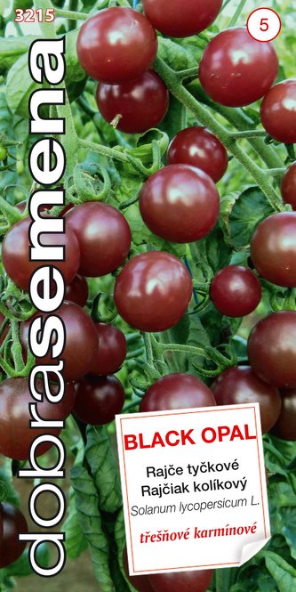Dobrá semena Rajče tyč. třešňové - Black Opal 10s