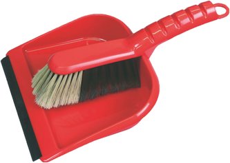 Set lopatka  s gumovou lištou + smetáček (plast)
