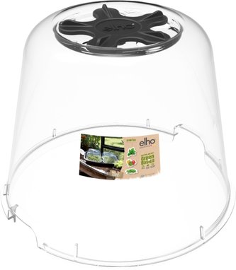 Horní díl ke květináči Green Basics kulatý - transparent 17 cm