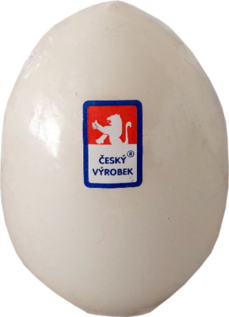 Svíčka vejce střední 60x90 mm - krémové