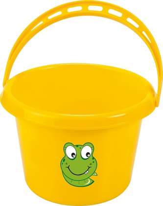 Dětský kyblík plastový žlutý Stocker