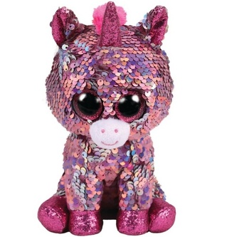 Beanie Boos Flippables Sparkle Pink unicorn