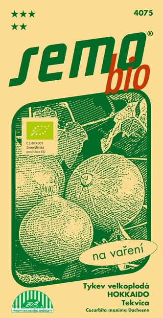 BIO Tykev plazivá - Hokkaido Orange 10s