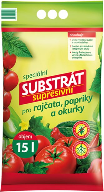 Substrát Forestina Profík - Supresivní pro rajčata, papriky a okurky 15l