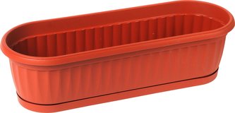 Truhlík Similcotto mini s miskou - terakota 32x11,5 cm