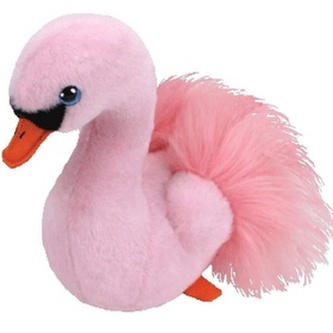 Beanie Babies Odette pink swan
