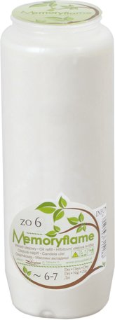 Svíčka olejová 420 g bílá (ZO 6)