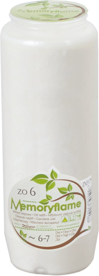 Svíčka olejová 420 g bílá (ZO 6)