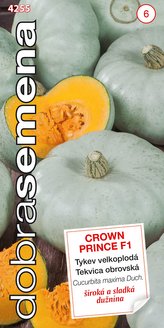 Dobrá semena Tykev velkoplodá - Crown Prince F1 šedomodrá 7s