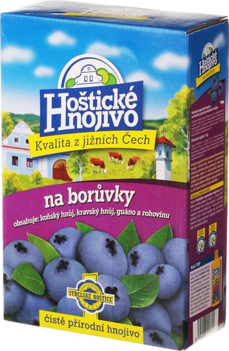 Hoštické - borůvky 1 kg s guánem