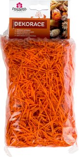 Dřevitá vlna Rosteto oranžová - 50 g