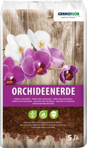 Substrát Gramoflor - Orchideje 5 l
