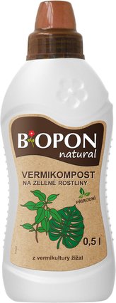 Bopon - Natural Vermikompost pro zelené rostliny 500 ml BROS