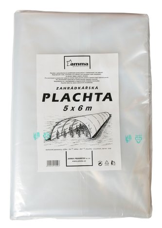 Plachta 5x6 m tl. 0,120 čirá