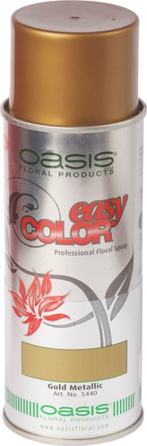Oasis - 400 ml metalický sprej zlatý