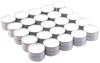 Svíčka čajová - bílá (50 ks)