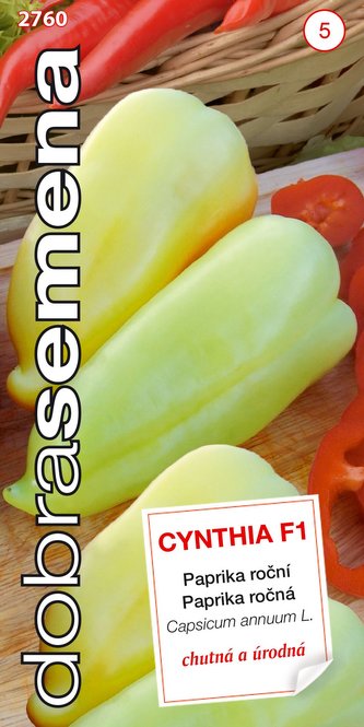 Dobrá semena Paprika zel. - Cynthia F1, sladká 15s