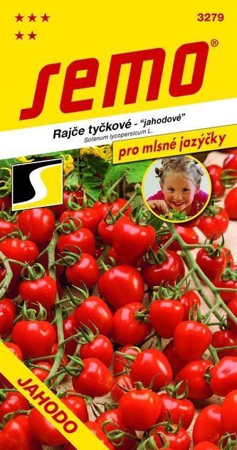 Rajče tyč. jahodové - Jahodo 30s - série JAZÝČKY