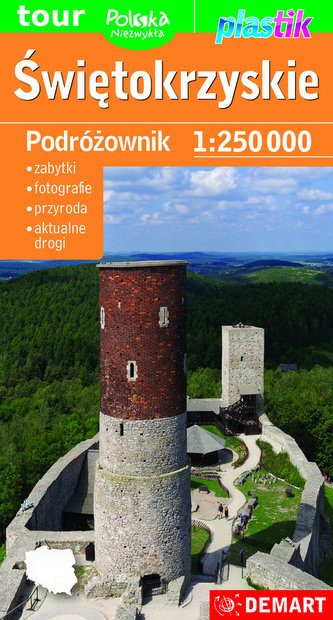 Świętokrzyskie-mapa turystyczna plastik