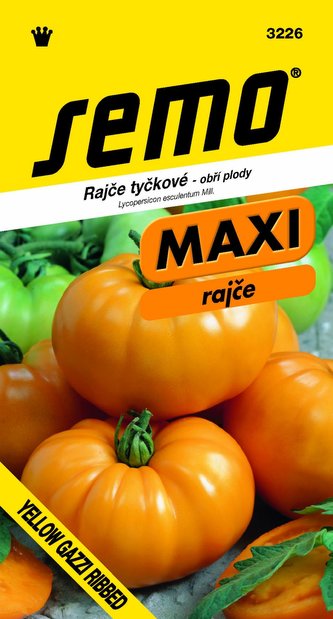 Rajče tyč. - Yellow Gazzi Ribbed 30s - série MAXI