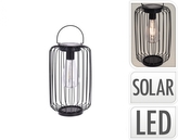 Kovová solární lampa s LED osvětlením 25,5x15 cm C