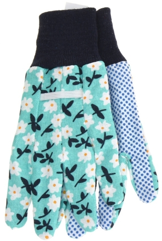 Zahradnické rukavice mátové L