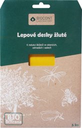 Desky Biocont žluté - skleník 5 ks