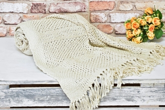 Pléd krém 130x170 cm