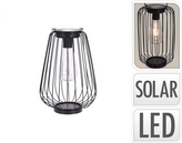 Kovová solární lampa s LED osvětlením 25,5x18 cm A