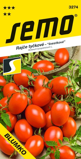 Rajče tyč. švestkové - Blumko 30s Rajče tyč. švestkové - Blumko 30s