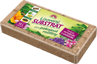 Substrát lisovaný Forestina - Pokojové rostliny (vytvoří 10 l)