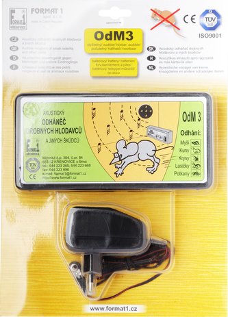 Odhaněč akustický - OdM 3 s adaptérem v blistru Odhaněč akustický - OdM 3 s adaptérem v blistru