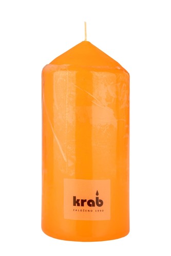 Svíčka válec 60x110 mm - oranžová