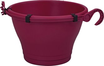 Květináč Corsica Hanging Basket - cherry 30 cm