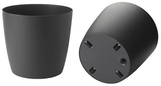 Obal EllaTwist 'n' Roll s kolečky - matná flitr antracit 40 cm