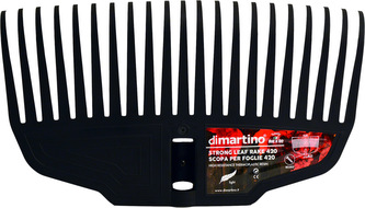 Hrábě švédské pevný plast 420 mm - bez násady