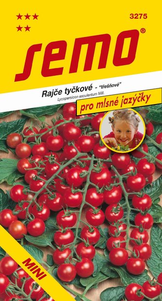 Rajče tyč. třešňové - Mini 30s - série JAZÝČKY Rajče tyč. třešňové - Mini 30s - série JAZÝČKY