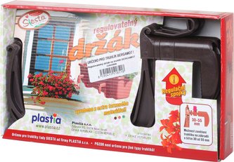 Držák na truhlík balkon - Bergamot antracit (2 ks)