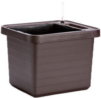 Truhlík samozavlažovací Berberis Uno - čokoládový 45 cm